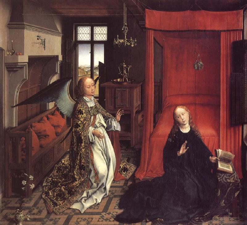 Rogier van der Weyden The Annunciation Sweden oil painting art